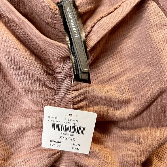 Anthropologie Seamless Ruched Bandeau Top, Size XXS/XS - Picture 3 of 3